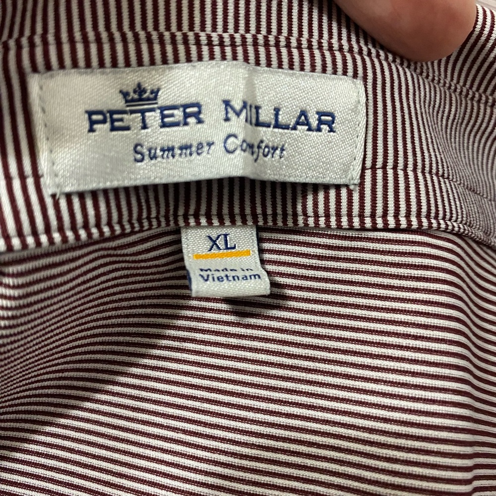 Peter Millar Summer Comfort Texas A&M Aggies Polo Shirt Mens XL Performance Golf - Picture 3 of 5